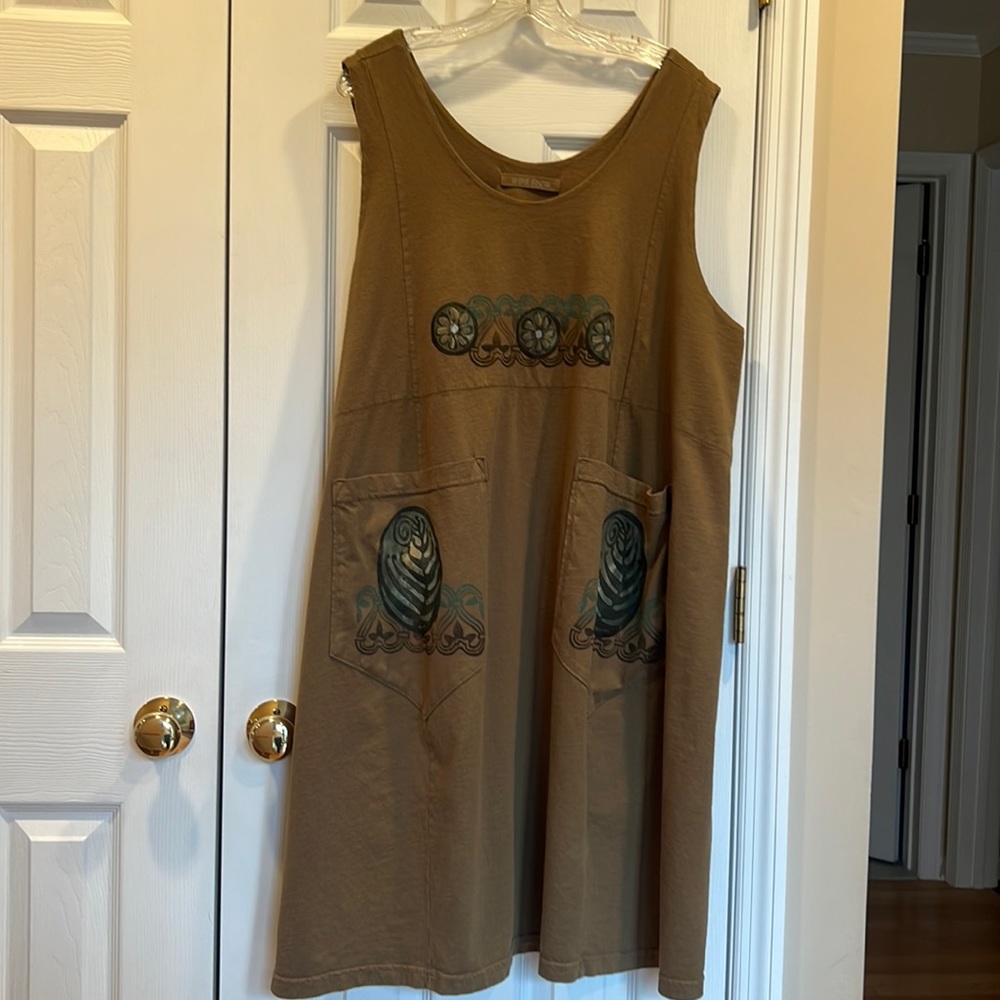 Blue Fish Hand PaintedDress